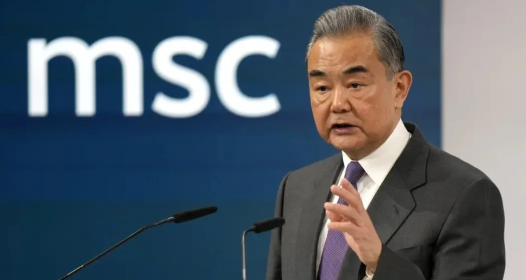 Chinese Foreign Minister Wang Yi in Diplomatic Meeting
